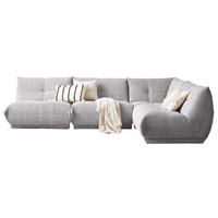 ECKSOFA in Cord Grau  - Grau, Trend, Textil (315/210cm) - Livetastic