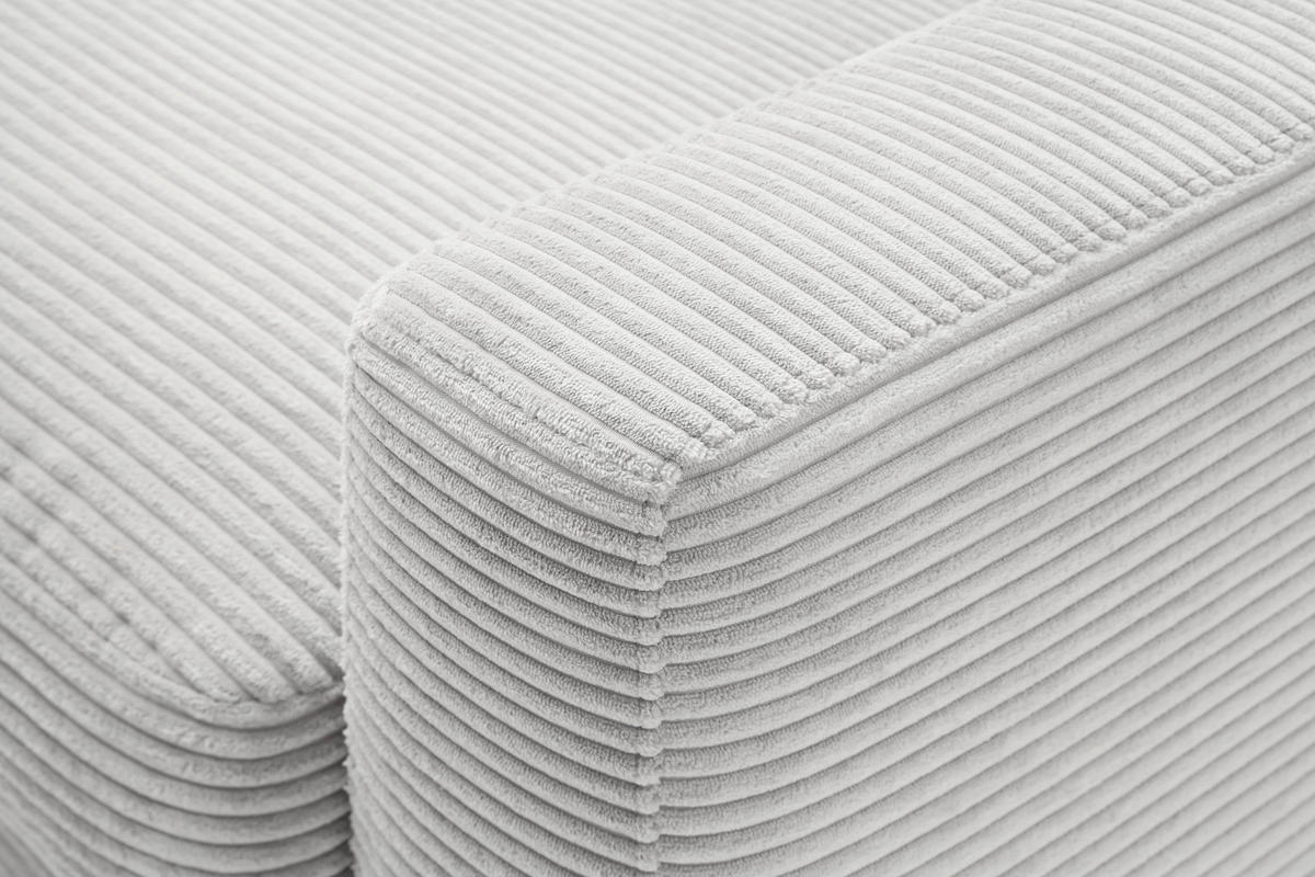 ECKSOFA in Cord Petrol  272/190 cm  - Petrol/Schwarz, Design, Textil/Metall (272/190cm) - Lomoco