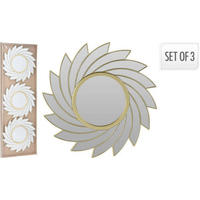 Set 3 oglinzi    - Basics, plastic (24/2/24cm)