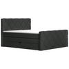 BOXSPRINGBETT 180/200 cm  in Schwarz  - Schwarz, KONVENTIONELL, Textil (180/200cm) - Esposa