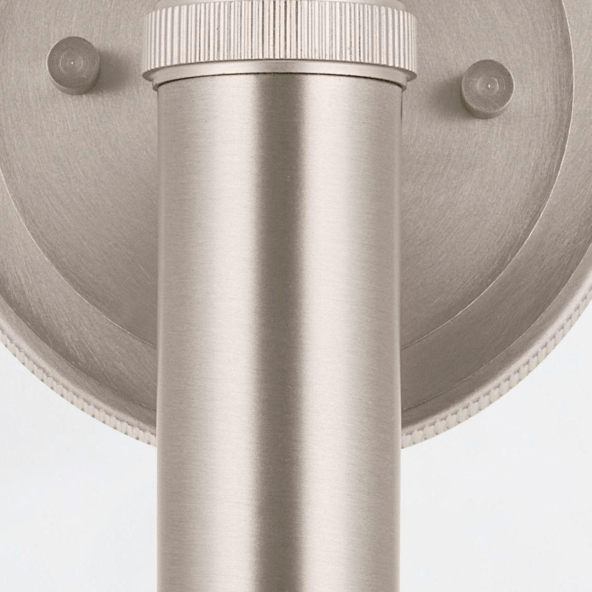 BADEZIMMER-WANDLEUCHTE Torche  42/12,7/10,2 cm  - Nickelfarben, KONVENTIONELL, Metall (42/12,7/10,2cm) - Elstead Lighting