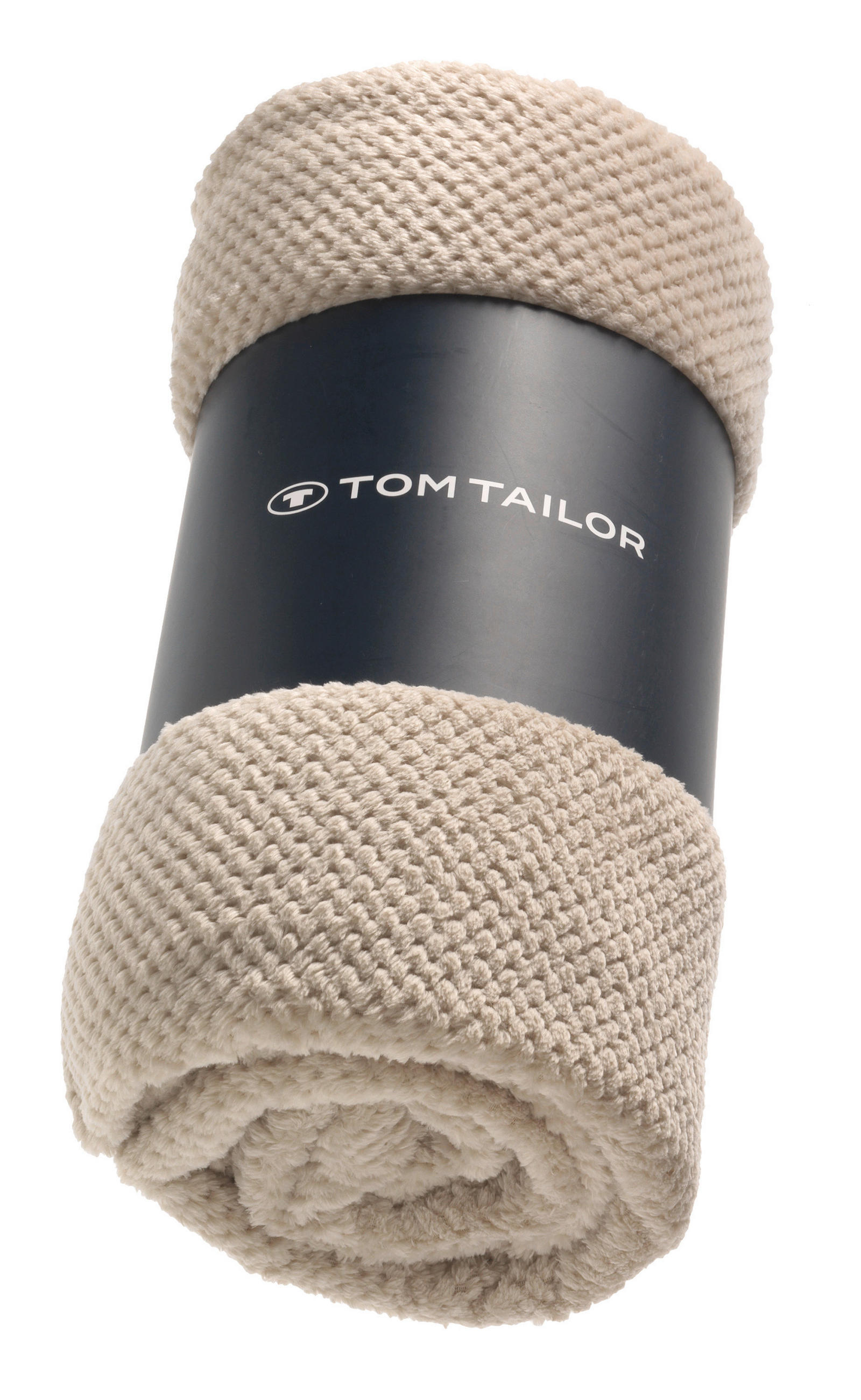 PĂTURĂ 220/240 cm  - bej, Basics, textil (220/240cm) - Tom Tailor