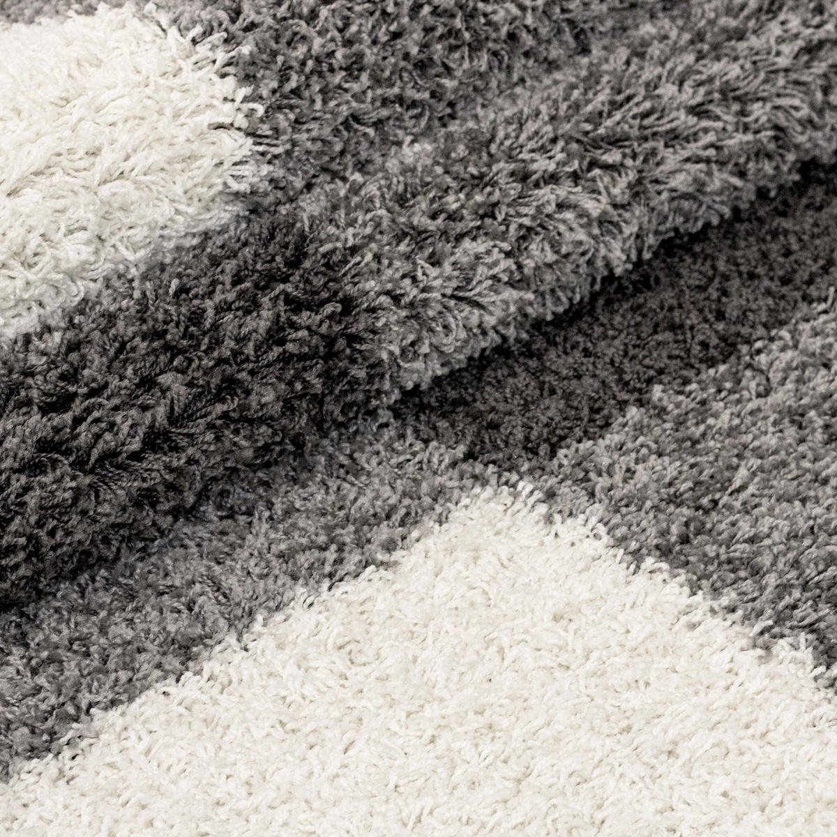 HOCHFLORTEPPICH 100/200 cm Gala 2505 Hellgrau  - Hellgrau, Design, Textil (100/200cm)