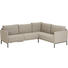 WOHNLANDSCHAFT - Beige/Braun, Design, Textil/Metall (261-284/208-231cm) - Rolf Benz