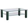 COUCHTISCH in Metall, Glas 110/70/42,5 cm  - Grün, Design, Glas/Kunststoff (110/70/42,5cm)