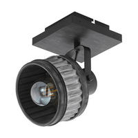 WANDLEUCHTE - Schwarz/Grau, Design, Metall (16/16/30cm) - Eglo