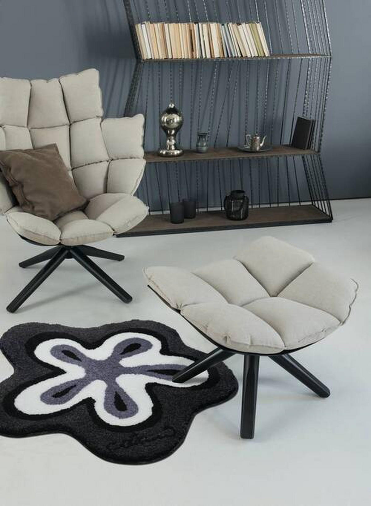 BADTEPPICH Anthrazit 80 cm  - Anthrazit, Basics, Kunststoff/Textil (80cm) - Grund