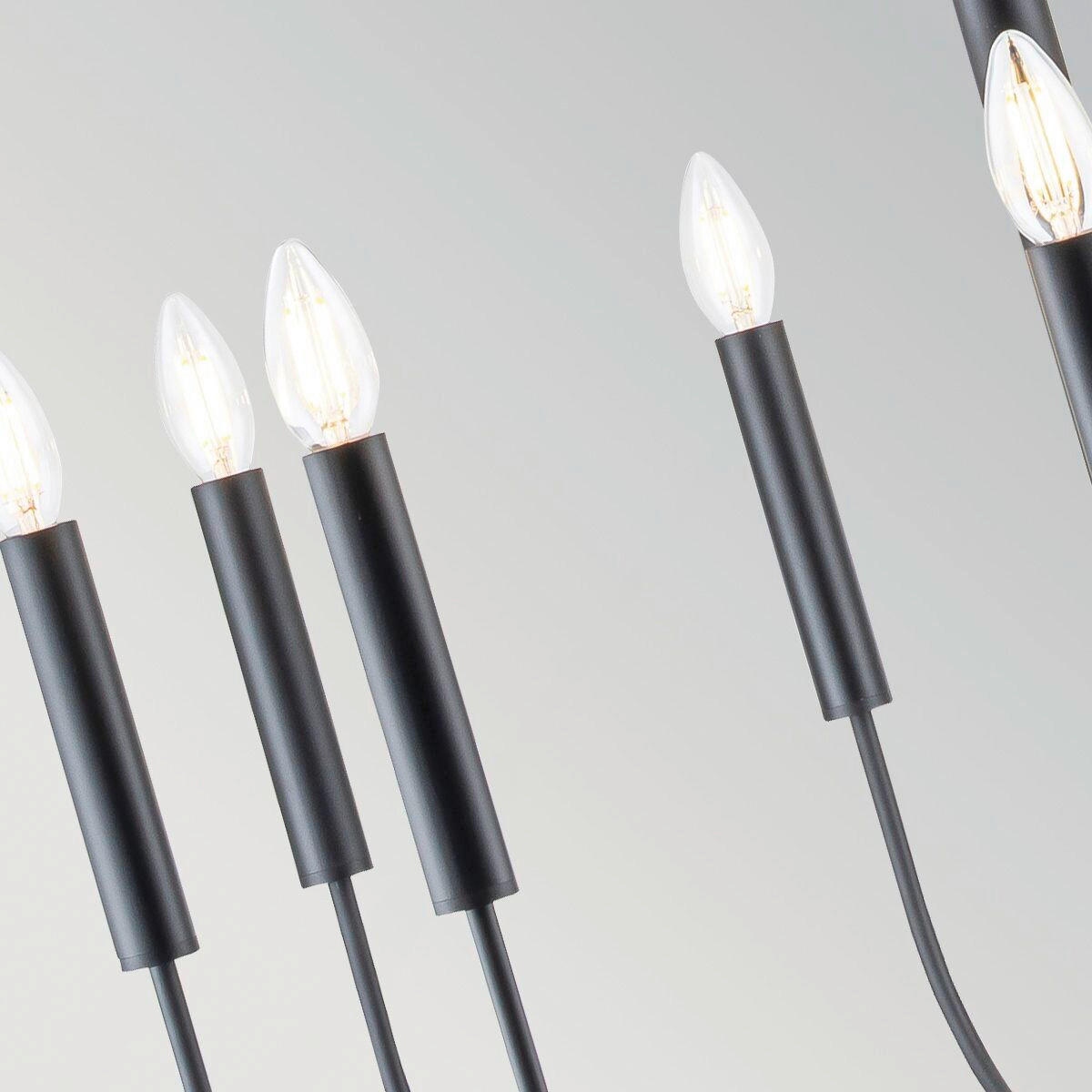 KRONLEUCHTER Generation Lighting (Feiss) 64,5/75,9 cm  - Schwarz, Design, Textil/Metall (64,5/75,9cm) - Elstead Lighting