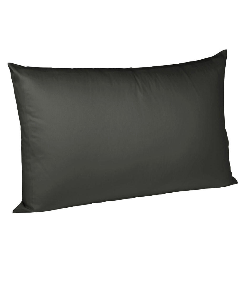 POVLAK NA POLŠTÁŘ, 70/90 cm, bavlna - antracitová, Basics, textil (70/90cm) - Fleuresse