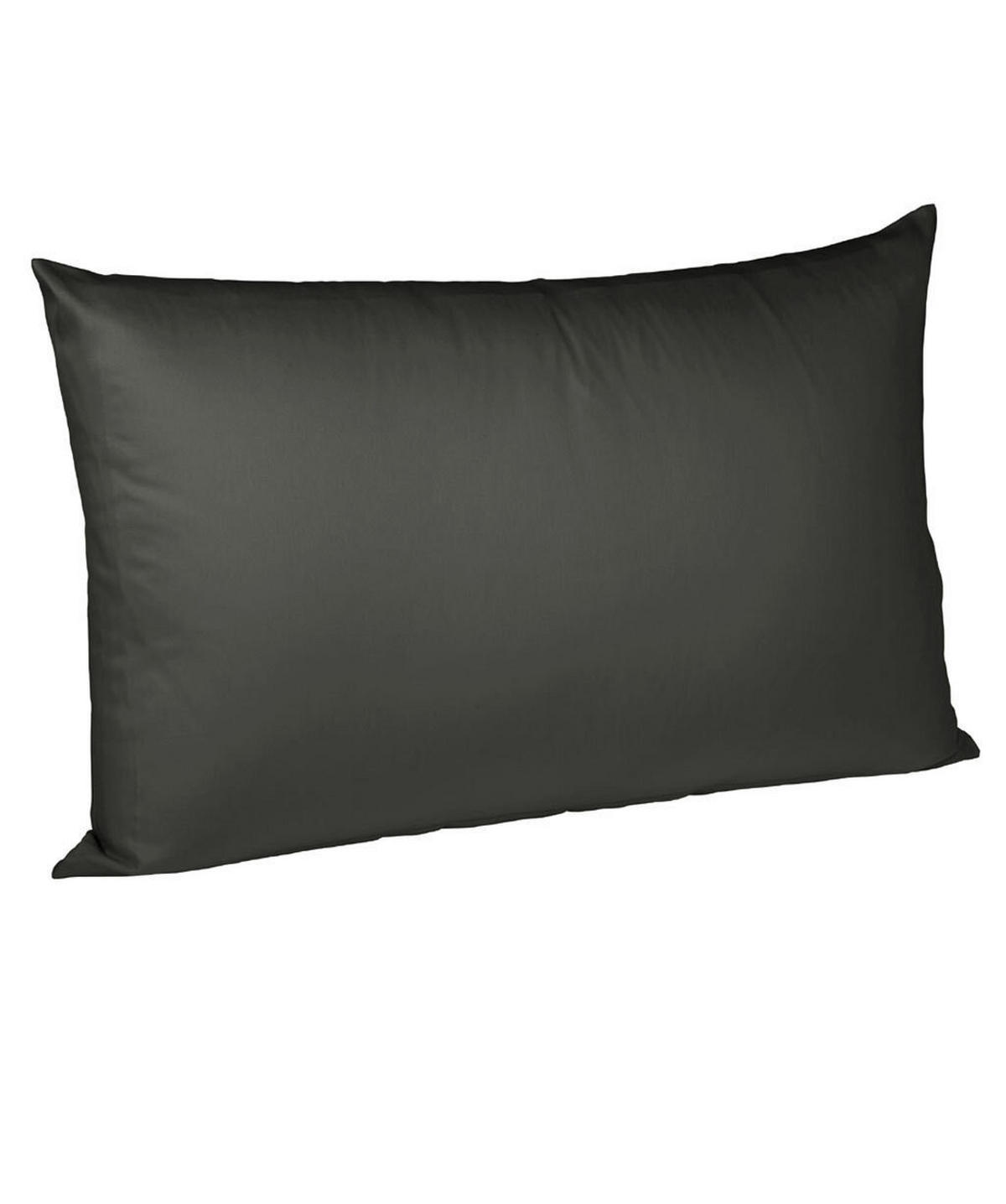POVLAK NA POLŠTÁŘ, 70/90 cm, bavlna - antracitová, Basics, textil (70/90cm) - Fleuresse