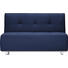 SCHLAFSOFA in Textil Blau - Chromfarben/Blau, Design, Textil/Metall (144/88/103cm) - Novel SCHLAFSOFA in Textil Blau - Chromfarben/Blau, Design, Textil/Metall (144/88/103cm) - Novel