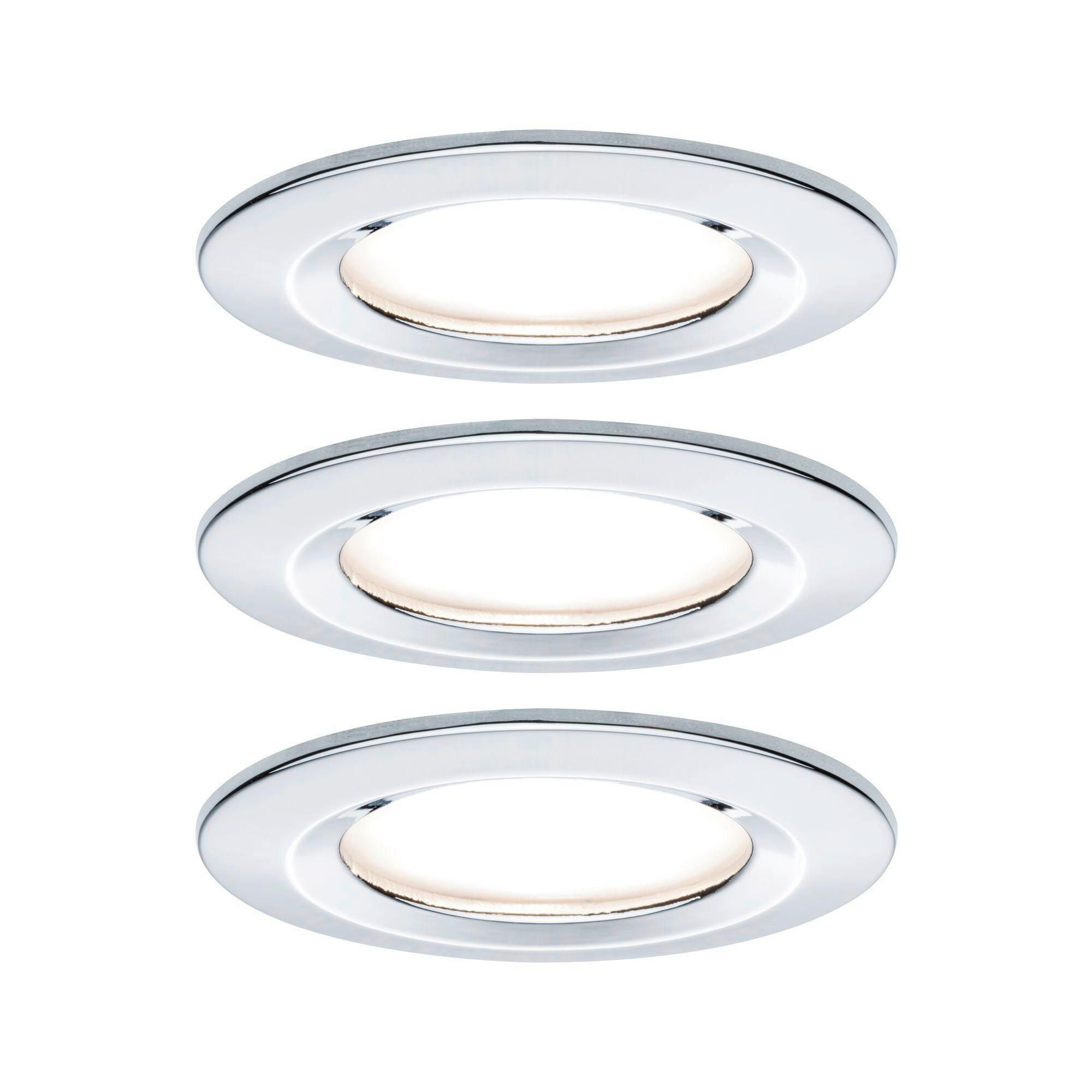LED-DECKENLEUCHTE 7,8 cm  - Chromfarben/Alufarben, Basics, Metall (7,8cm) - Paulmann