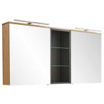 SPIEGELSCHRANK 155/75/18,8 cm  - Alteiche, KONVENTIONELL, Glas/Holz (155/75/18,8cm) - Dieter Knoll