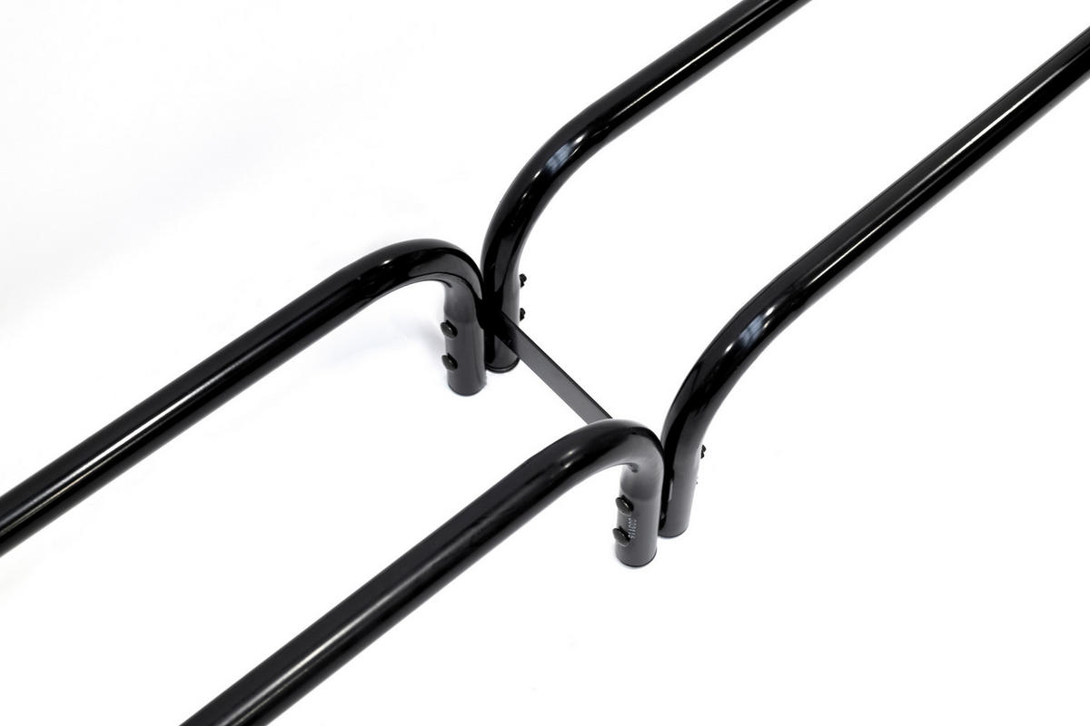 KAMINHOLZREGAL 25/118/244 cm  Metall  - Schwarz, Basics, Metall (25/118/244cm)