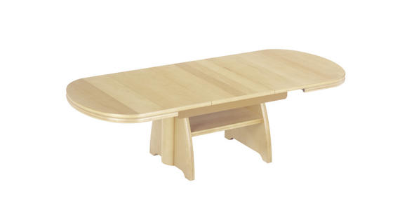 COUCHTISCH in Metall, Holzwerkstoff 110-131/65/56-75 cm - Buchefarben, KONVENTIONELL, Holzwerkstoff/Metall (110-131/65/56-75cm) - Venda