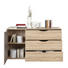 SIDEBOARD 148/83/41 cm - Eichefarben/Dunkelgrau, Design, Holzwerkstoff (148/83/41cm) - Hom`in SIDEBOARD 148/83/41 cm - Eichefarben/Dunkelgrau, Design, Holzwerkstoff (148/83/41cm) - Hom`in