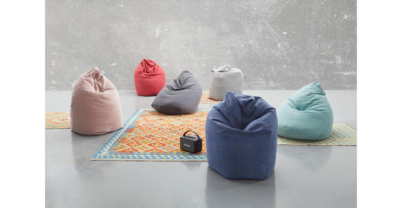 SITZSACK Webstoff 220 L - Mintgrün, KONVENTIONELL, Textil (65/95/75cm) - Xora