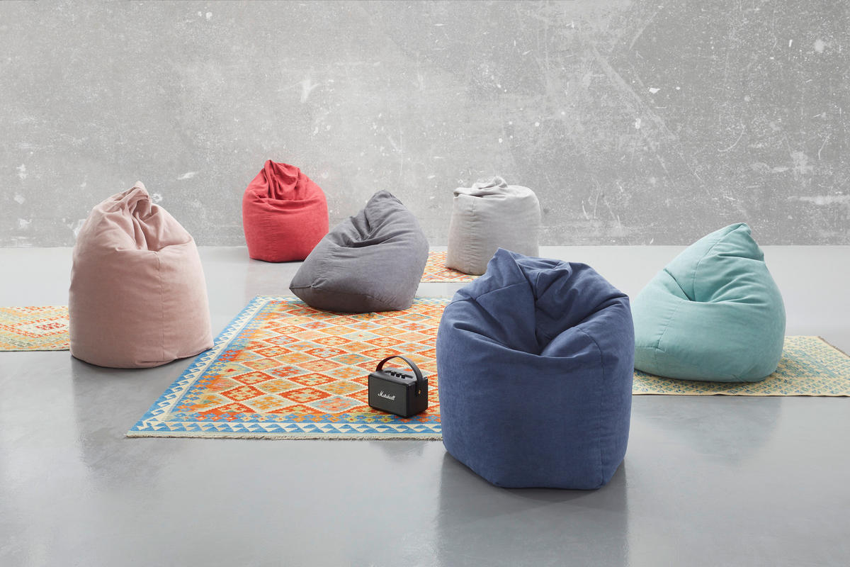 SITZSACK Webstoff 220 L  - Rosa, KONVENTIONELL, Textil (65/95/75cm) - Xora