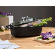 BRÄTER 6 L  - Klar/Edelstahlfarben, Basics, Glas/Metall (33/21,5/11cm) - Homeware Profession.