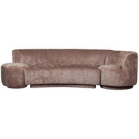 BIGSOFA Chenille Taupe  - Taupe, Design, Textil (270/72/97cm) - Livetastic