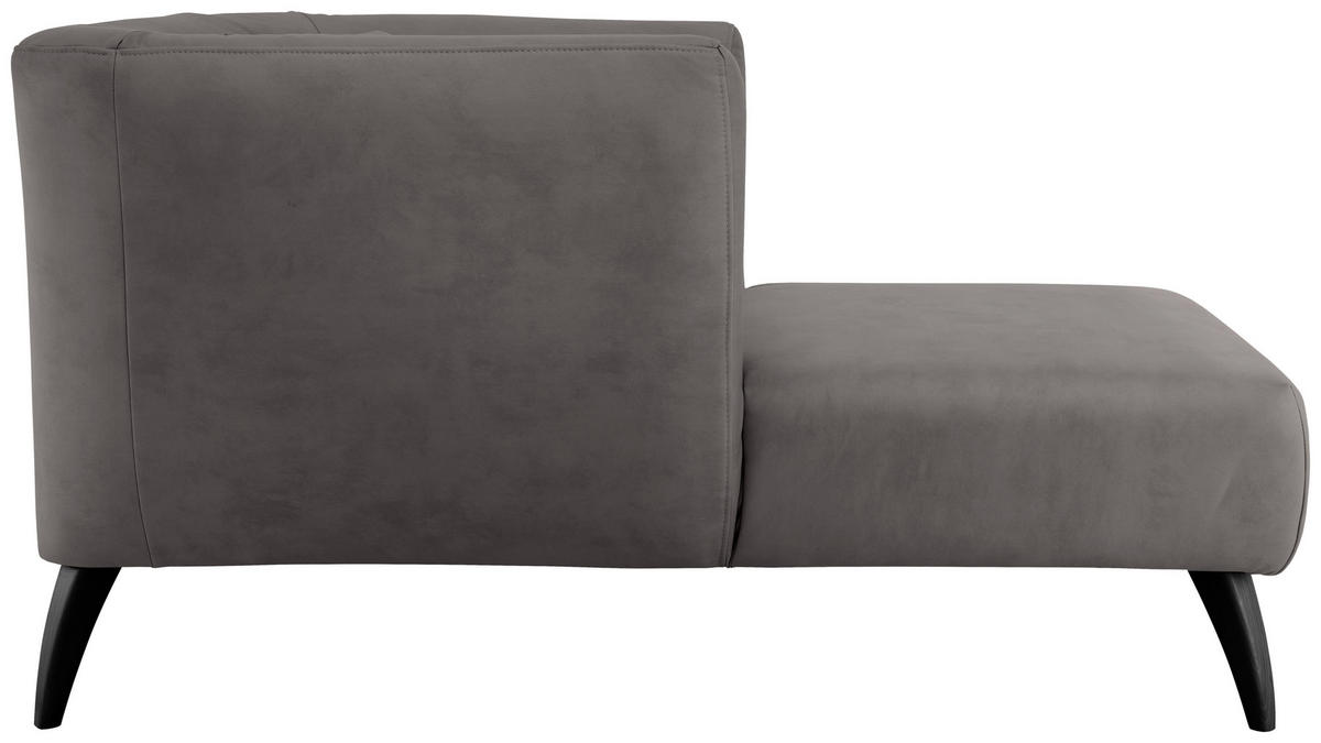 XXL-SESSEL in Lederlook Anthrazit  - Anthrazit/Schwarz, Modern, Holz/Textil (108/84/155cm) - Livetastic