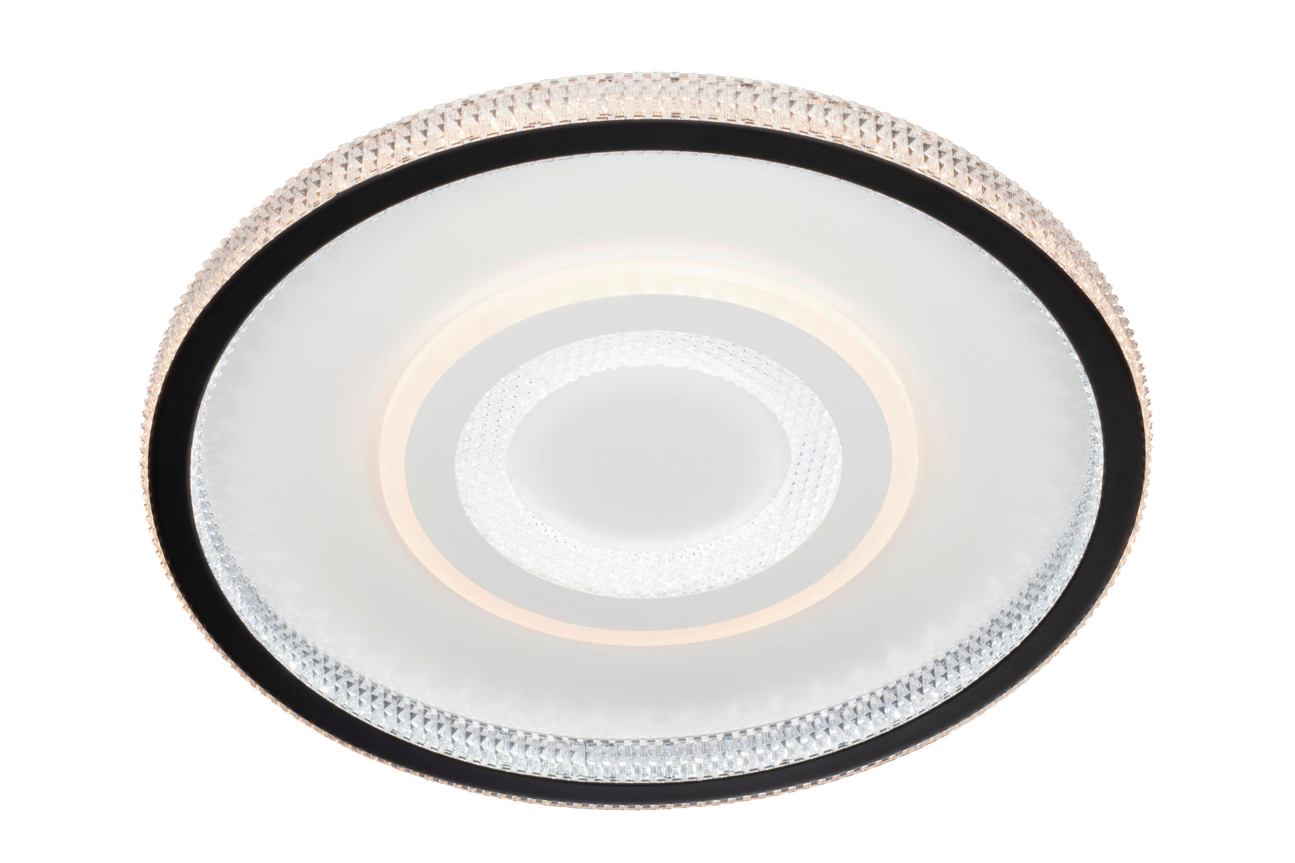 STROPNA LED-SVETILKA   40 W/680 lm/3000-6500 K/220-240 V/ - črna/bela, Trend, kovina/umetna masa (49/6,5cm) - Novel