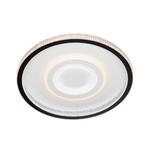 LED-DECKENLEUCHTE 49/6,5 cm   - Klar/Schwarz, Trend, Kunststoff/Metall (49/6,5cm) - Novel