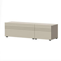 TV-BÄNK  135/36/34 cm  stående, hängande  - svart/kashmir, Design, trämaterial/plast (135/36/34cm) - MID.YOU