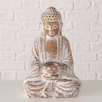 BUDDHA  - bézs, Basics, műanyag (20/14,5/30cm)