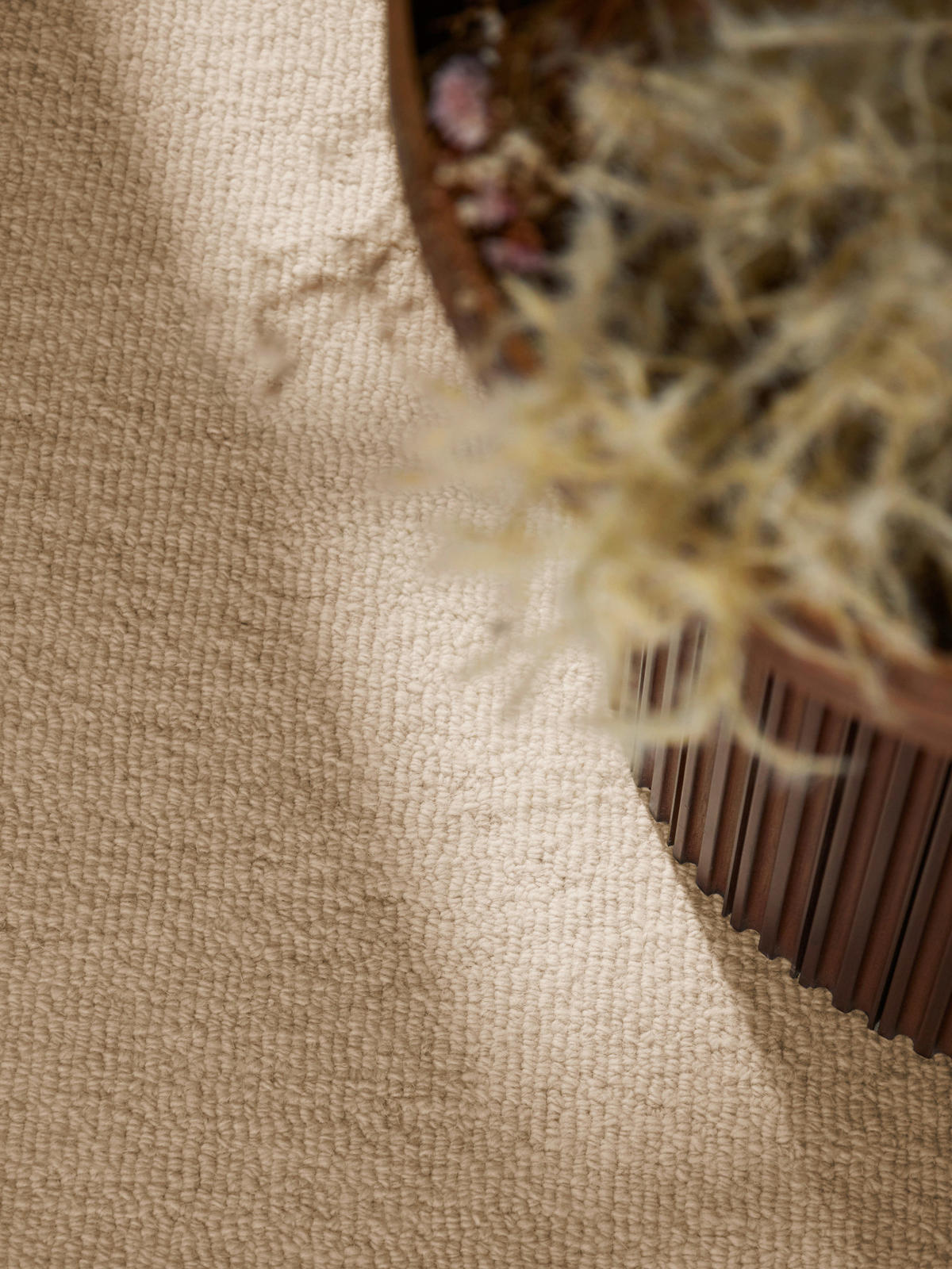 WOLLTEPPICH 200 cm Puristic Beige rund  - Beige, Basics, Textil (200cm) - Elle Decoration