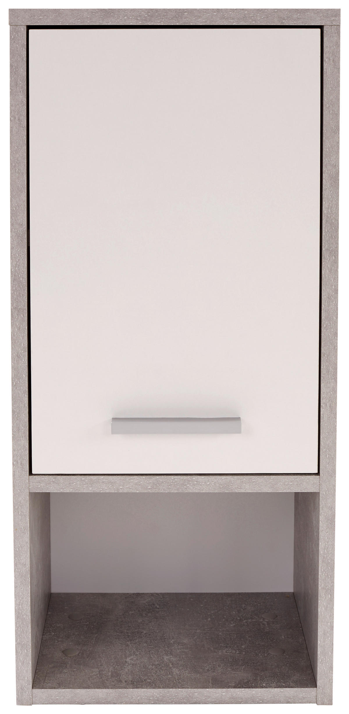 HÄNGESCHRANK 32/68/28 cm  - Chromfarben/Hellgrau, MODERN, Holzwerkstoff/Kunststoff (32/68/28cm) - MID.YOU