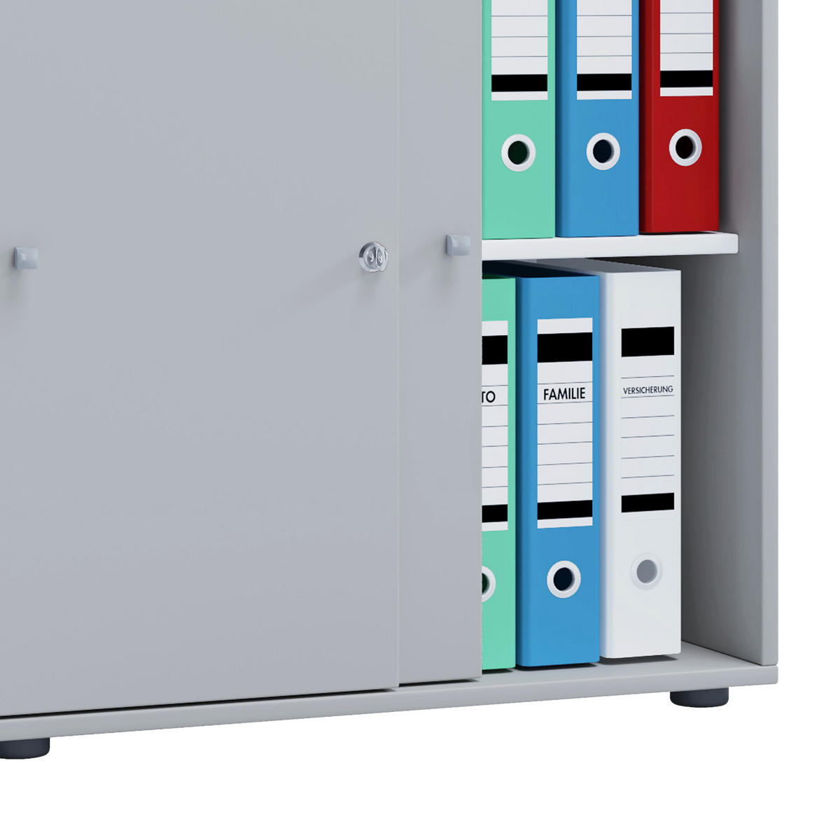 AKTENSCHRANK 70/74/37 cm  - Grau, Basics, Holzwerkstoff (70/74/37cm) - MID.YOU
