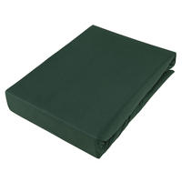 BOXSPRING-FIXLEINTUCH - Dunkelgrün, Konventionell, Textil (140/220cm) - Novel