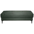 HOCKER Cord Waldgrün  - Waldgrün/Schwarz, Design, Textil/Metall (140/45/80cm) - Xora