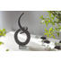 SKULPTUR - Schwarz, Design, Glas (12/27/6cm) - Ambia Home