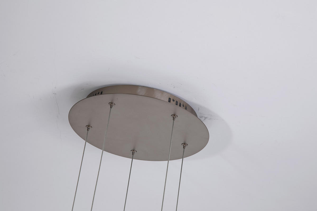 LED-HÄNGELEUCHTE 30/150 cm  - Champagner/Transparent, Trend, Glas/Metall (30/150cm)