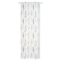 HOTOVÝ ZÁVES, polopriehľadné, 140/255 cm - modrá/zelená, Konventionell, textil (140/255cm) - Bio:Vio