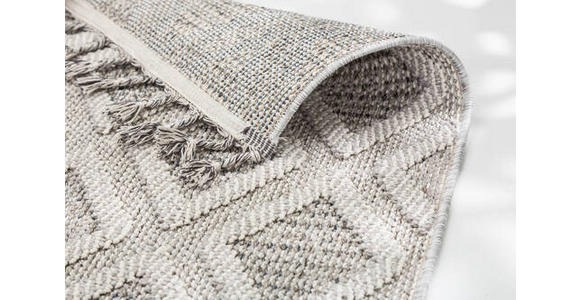 WEBTEPPICH - Hellgrau, Design, Textil (200/290cm) - Novel
