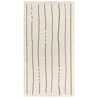 FLACHWEBETEPPICH 80/150 cm LIVING-TUAREG, waschbar Creme, Schieferfarben  - Schieferfarben/Creme, Design, Kunststoff/Textil (80/150cm) - Lindorug