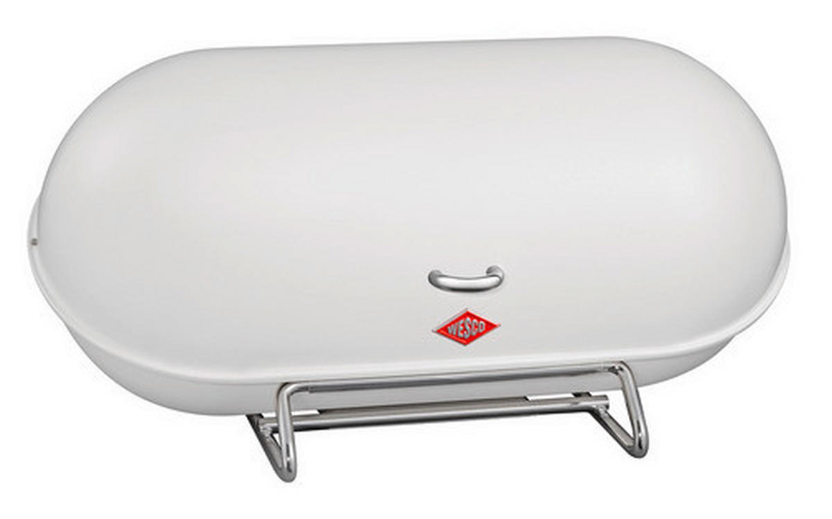 BROTKASTEN - Weiß, KONVENTIONELL, Metall (44,3/21/23cm) - Wesco