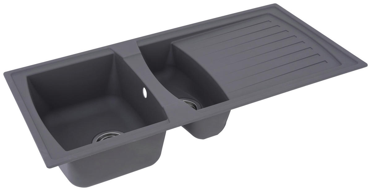 DISKHO 1712BOSTON100X50G  - grå, Trend, glas/plast (100/20/50cm) - Respekta