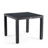 LOUNGETISCH  - Anthrazit/Graphitfarben, Basics, Kunststoff/Metall (100/100/77,3cm) - Tierra Outdoor
