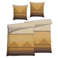 BETTWÄSCHE 4-teilig Flanell  - Rostfarben, Basics, Textil (135/200cm) - Florella