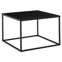 DOHÁNYZÓASZTAL fém 60/60/40 cm   - fekete, Modern, fém (60/60/40cm) - MID.YOU