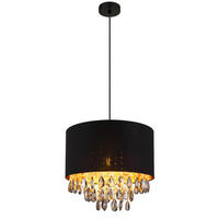 HÄNGELEUCHTE 40/120 cm  - Klar/Goldfarben, KONVENTIONELL, Glas/Kunststoff (40/120cm) - Globo