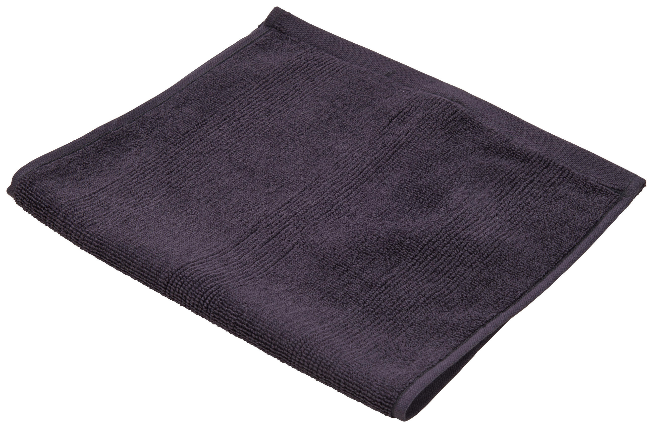 RUČNÍK PRO HOSTY, tmavě šedá - tmavě šedá, Basics, textil (30/50/0.5cm) - Bio:Vio