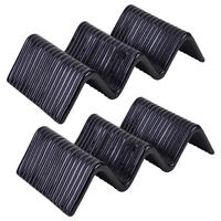 SET SERVERINGSSKÅLAR 2 delar Streat Food  22/10,5 cm  - svart, Basics, keramik (22/10,5cm) - Creatable