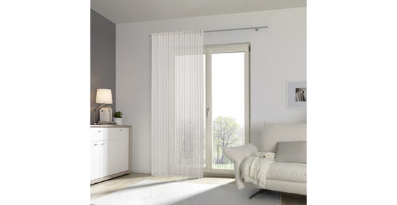 FERTIGVORHANG halbtransparent - Hellgrau, KONVENTIONELL, Textil (140/245cm) - Esposa