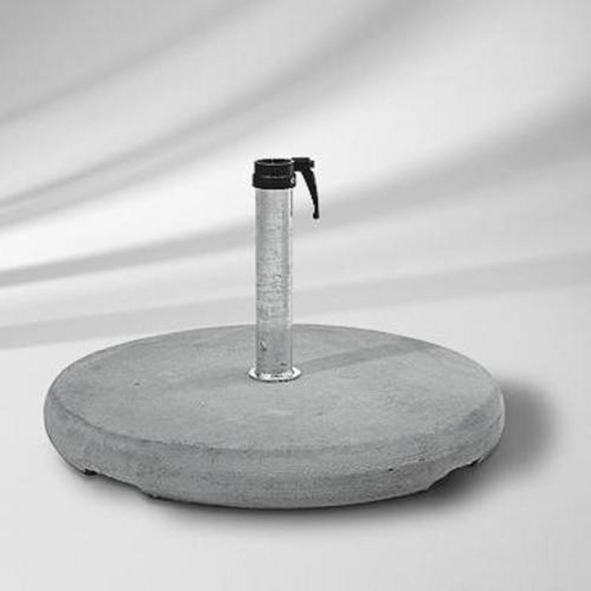 SONNENSCHIRMSTÄNDER - Grau, Basics, Naturmaterialien (60/8,5cm) - Glatz