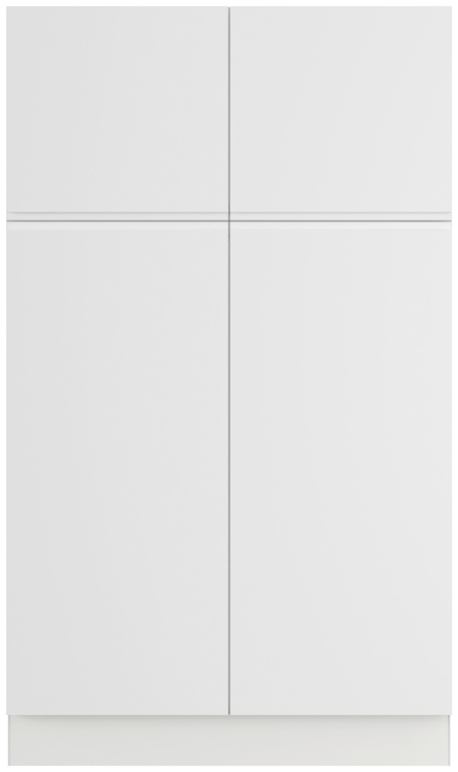 WÄSCHESCHRANK 120/206,2/58 cm  in Weiß  - Weiß, Basics, Holzwerkstoff (120/206,2/58cm) - Impuls